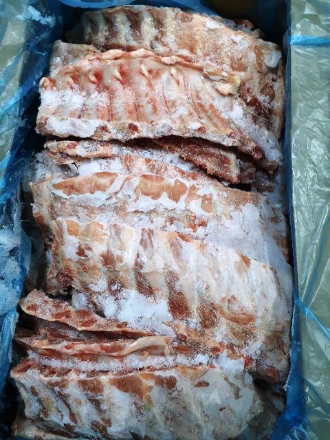 Ребра свиные кореечные зам. монолит  ГЛОБАЛ ТРЕЙД (1*12кг) 