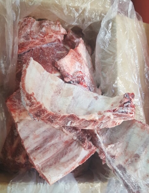 Ребро свиное Датское зам. 60/40 РОССИЯ (Трунов А.А.) (10-13кг)